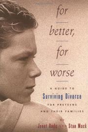 Book Cover for FOR BETTER, FOR WORSE