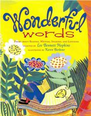 Book Cover for WONDERUL WORDS