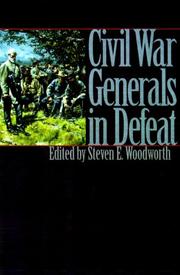 Cover art for CIVIL WAR GENERALS IN DEFEAT