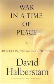 Cover art for WAR IN A TIME OF PEACE
