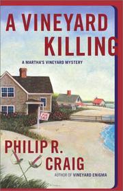 Cover art for A VINEYARD KILLING