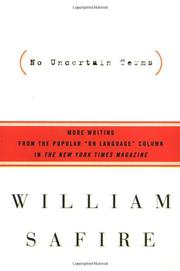 Cover art for NO UNCERTAIN TERMS