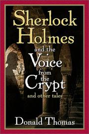 Book Cover for SHERLOCK HOLMES AND THE VOICE FROM THE CRYPT