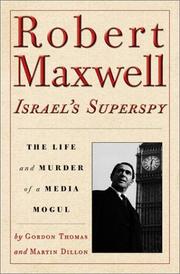 Cover art for ROBERT MAXWELL, ISRAEL’S SUPERSPY