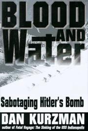 Cover art for BLOOD AND WATER