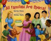 Book Cover for ALL FAMILIES ARE SPECIAL