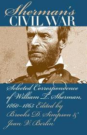 Cover art for SHERMAN'S CIVIL WAR