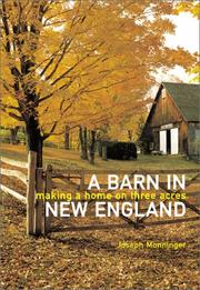 Cover art for A BARN IN NEW ENGLAND