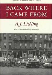 Cover art for BACK WHERE I CAME FROM
