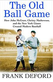 Cover art for THE OLD BALL GAME