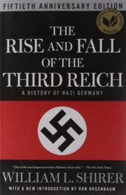 Cover art for THE RISE AND FALL OF THE THIRD REICH