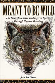 Book Cover for MEANT TO BE WILD