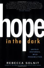 Cover art for HOPE IN THE DARK