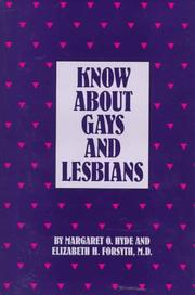 Cover art for KNOW ABOUT GAYS AND LESBIANS