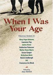 Cover art for WHEN I WAS YOUR AGE