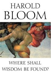 Book Cover for WHERE SHALL WISDOM BE FOUND?