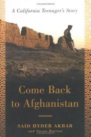 Cover art for COME BACK TO AFGHANISTAN