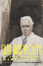 Cover art for CARL VAN VECHTEN AND THE HARLEM RENAISSANCE