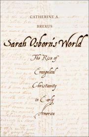 Cover art for SARAH OSBORN'S WORLD