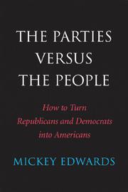 Book Cover for THE PARTIES VERSUS THE PEOPLE
