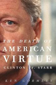 Book Cover for THE DEATH OF AMERICAN VIRTUE