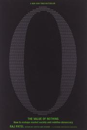 Cover art for THE VALUE OF NOTHING