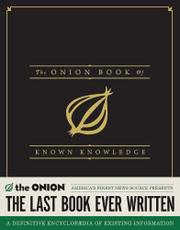 Cover art for THE ONION BOOK OF KNOWN KNOWLEDGE