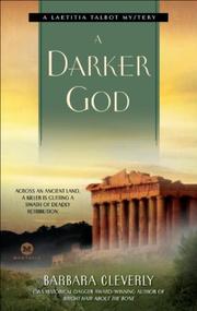 Book Cover for A DARKER GOD