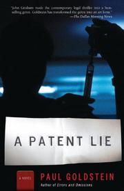 Cover art for A PATENT LIE