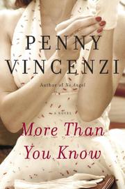 Book Cover for MORE THAN YOU KNOW