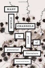 Cover art for MANY SUBTLE CHANNELS