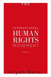 Book Cover for THE INTERNATIONAL HUMAN RIGHTS MOVEMENT