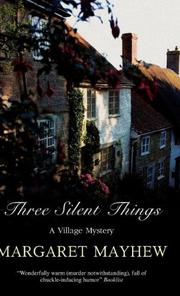 Cover art for THREE SILENT THINGS