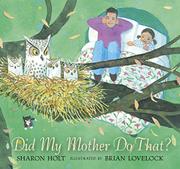 Cover art for DID MY MOTHER DO THAT?
