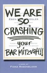 Cover art for WE ARE SO CRASHING YOUR BAR MITZVAH!!