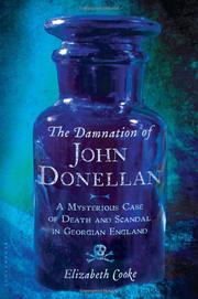 Cover art for THE DAMNATION OF JOHN DONELLAN