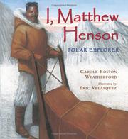 Cover art for I, MATTHEW HENSON