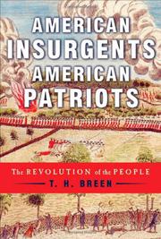 Book Cover for AMERICAN INSURGENTS, AMERICAN PATRIOTS