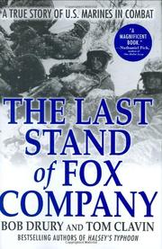 Book Cover for THE LAST STAND OF FOX COMPANY