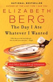 Cover art for THE DAY I ATE WHATEVER I WANTED