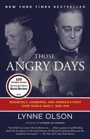 Cover art for THOSE ANGRY DAYS