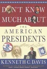 Cover art for DON'T KNOW MUCH ABOUT THE AMERICAN PRESIDENTS