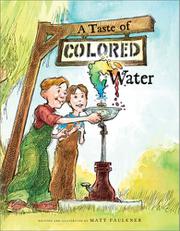 Book Cover for A TASTE OF COLORED WATER