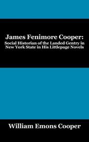 Book Cover for JAMES FENIMORE COOPER