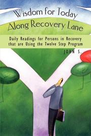 Book Cover for WISDOM FOR TODAY ALONG RECOVERY LANE