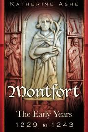 Cover art for MONTFORT THE FOUNDER OF PARLIAMENT