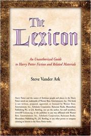 Cover art for THE LEXICON