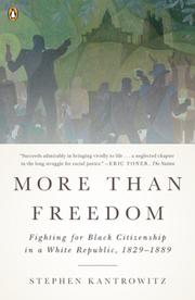 Book Cover for MORE THAN FREEDOM