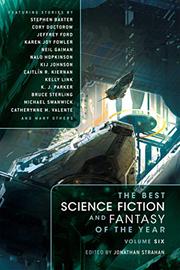 Cover art for THE BEST SCIENCE FICTION AND FANTASY OF THE YEAR