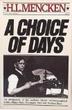 Cover art for A CHOICE OF DAYS